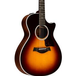 Taylor 412ce Grand Concert Acoustic-Electric Guitar Tobacco Sunburst DEMO STOCK