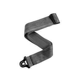 D'Addario Auto Lock Guitar Strap, Metal Grey
