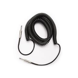 D'Addario Custom Series Coiled Instrument Cable, Black, 30'