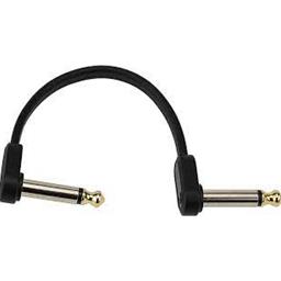 D'Addario Flat Patch Cable, 4in Right Angle, Twin PK
