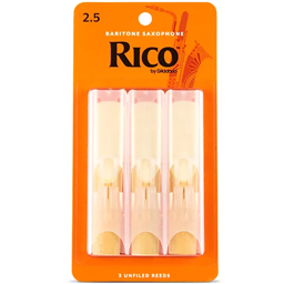 Rico Tenor Sax Reeds, Strength 2.5, 3-pack