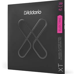 D'Addario 09-42 Super Light, XT Nickel Coated Electric Guitar Strings