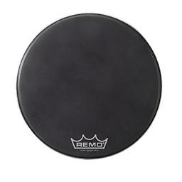 Remo 16" Powermax Crimplock Black Suede Marching Bass Head