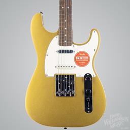 Squier Paranormal Custom Nashville Stratocaster, Laurel Fingerboard, Parchment Pickguard, Aztec Gold