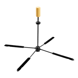 Hercules TravLite Series Low B Flute In-Footjoint Stand