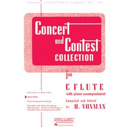 Flute Rubank Concert And Contest Solos - Piano Accompaniment