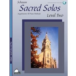 Piano Schaum Sacred Solos Level 2 Audio Access Included