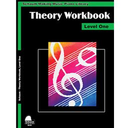 Piano Schaum Theory Workbook Level 1