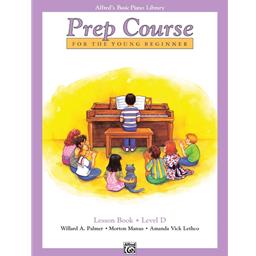 Piano Prep Course For The Young Beginner Lesson Book Level D