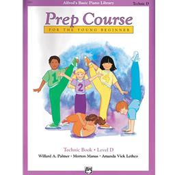 Piano Prep Course For The Young Beginner Technic Book Level D