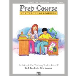 Piano Prep Course For The Young Beginner Activity & Ear Training Book Level F