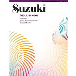 Viola Suzuki Viola School Volume 4 Piano Accompaniment