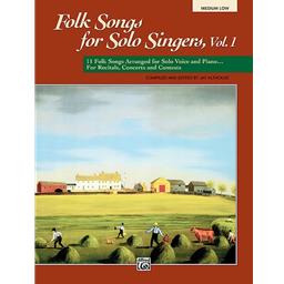 Vocals Folk Song for Solo Singers, Volume 1 Medium Low