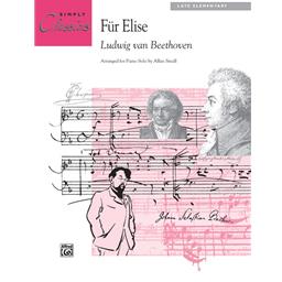 Piano Simply Classics Beethoven Fur Elise Solo Piano