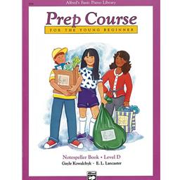 Piano Prep Course For The Young Beginner Notespeller Book Level D