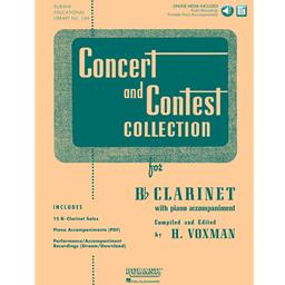 Clarinet Rubank Conert And Contest Solos - Piano Accompaniment