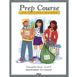 Piano Prep Course For The Young Beginner Notespeller Book Level F