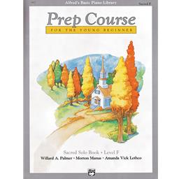 Piano Prep Course For The Young Beginner Sacred Solo Book Level F