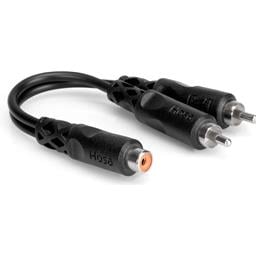 Hosa 6" Shielded Y Cable