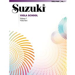 Viola Suzuki Viola School Volume 7