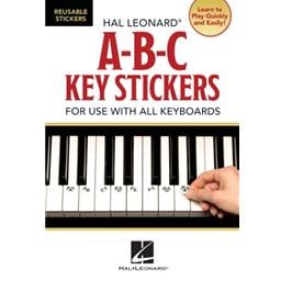 A-B-C Key Stickers For Use With All Keyboards