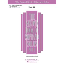 Vocals Second Book of Soprano Solos Part 2 Online Access Included