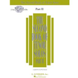 Vocals Second Book of Tenor Solos Part 2 CD Audio Included