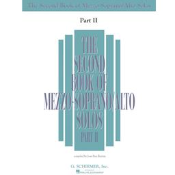 Vocals Second Book of Mezzo-Soprano Alto Solos Part 2