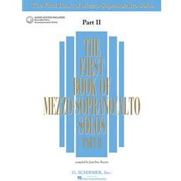 Vocals First Book of Mezzo-Soprano Alto Solos Part 2 Online Access Included