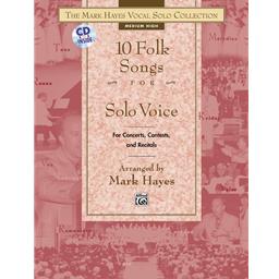 Vocals 10 Folk Songs for Solo Voice Medium High CD Included