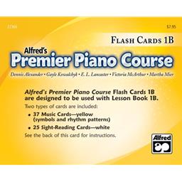 Alfred's Premier Piano Course Flash Cards 1B