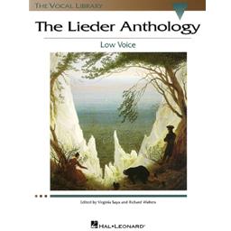 Vocals Lieder Anthology Low