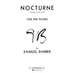 Piano Barber Nocturne, Op. 33 Solo Piano