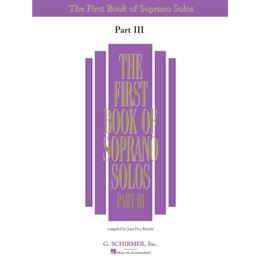 Vocals First Book of Soprano Solos Part 3