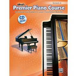 Alfred's Premier Piano Course Lesson 4 CD Included