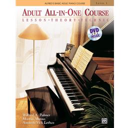 Piano Adult All-In-One Course Level 1 DVD Enclosed