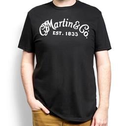 Martin Basic Logo T Shirt Black M