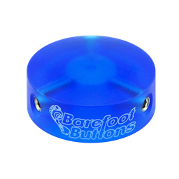 Barefoot Button V1 Acrylic Blue
