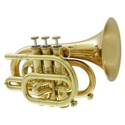 Carol Brass CPT-3000-GLS-L Pocket Trumpet Lacquer