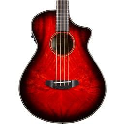 Breedlove Pursuit Exotic S Concert Sunset Burst Bass CE Myrtlewood-Myrtlewood