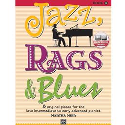 Piano Jazz, Rags & Blues Book 5 Online Access Included