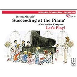 Piano Marlais Succeeding At the Piano Lesson & Technique Book - Prepatory CD Included