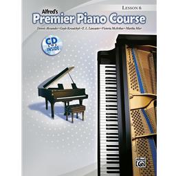 Alfred's Premier Piano Course Lesson 6 CD Included