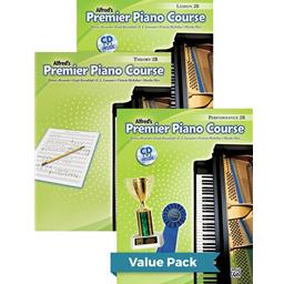 Alfred's Premier Piano Course Lesson Theory & Performance 2B Value Pack