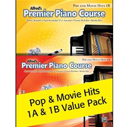 Alfred's Premier Piano Course Pop and Movie Hits 1A & 1B Value Pack