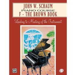 Piano John W. Schaum Course F - The Brown Book