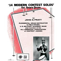 Percussion Snare 14 Modern Contest Solos