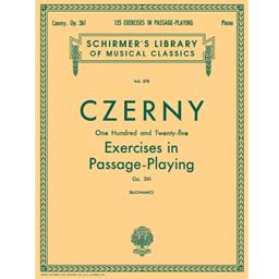 Piano Czerny 125 Exercises In Passage Playing