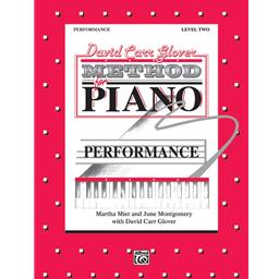 David Carr Glover Method For Piano - Performance Level 2