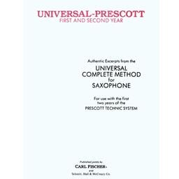 Alto Saxophone Universal - Prescott Method, 1st & 2nd Year